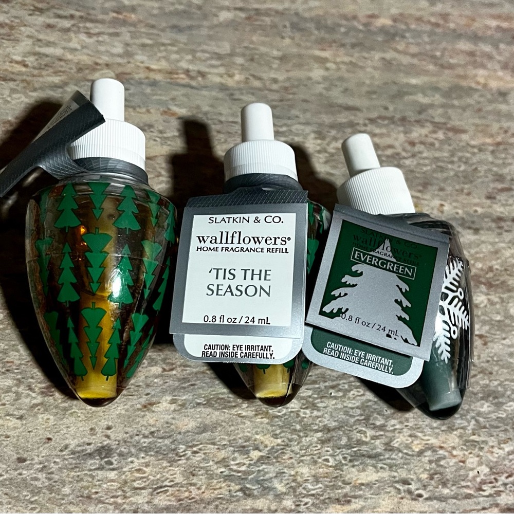 NWT 3-Slatkin & Co. Wallflowers Fragrance Refill Set